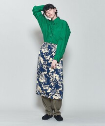 ＜6(ROKU)＞COTTON BIG SHIRT/襯衫 日本製