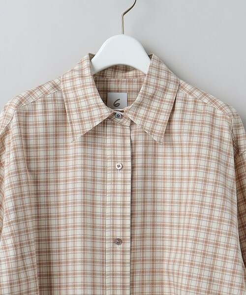 6(ROKU)＞COTTON CHECK REGULAR SHIRT/襯衫日本製造｜6｜UNITED ARROWS