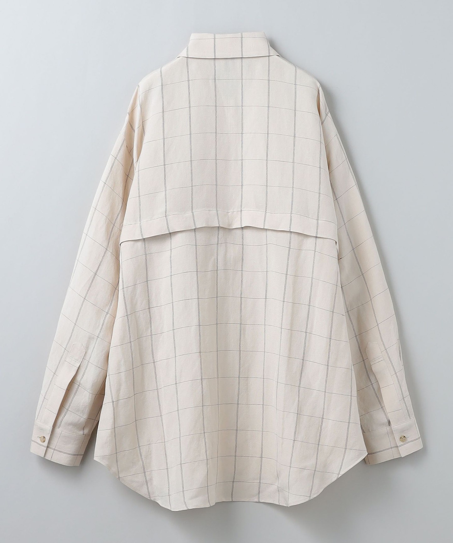 6(ROKU)＞ASA RAYON SILK CHECK SHIRT/襯衫｜6｜UNITED ARROWS LTD