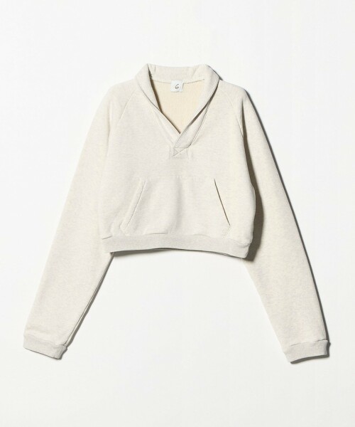 ＜6(ROKU)＞棉毛圈布開襟領上衣 日本製