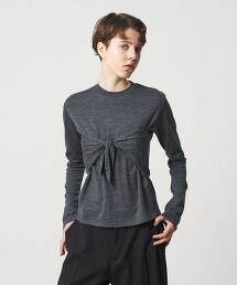 ＜6(ROKU)＞馬甲造型上衣 GRAY 日本製