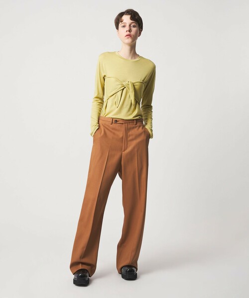 ＜6(ROKU)＞馬甲造型上衣 YELLOW 日本製