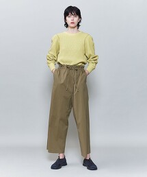 ＜6(ROKU)＞發熱素材多彩長袖套頭衫 日本製