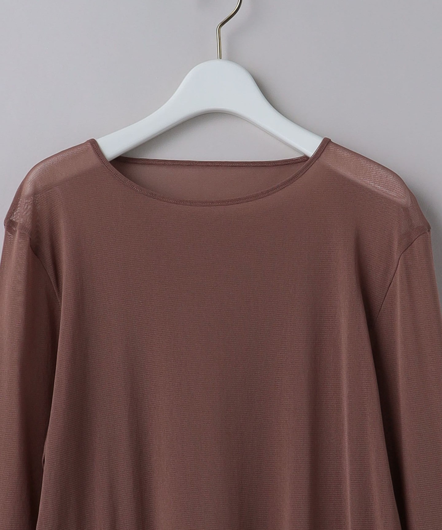 6(ROKU)＞NYLON TULLE PULLOVER 23SS/上衣日本製｜6｜UNITED ARROWS