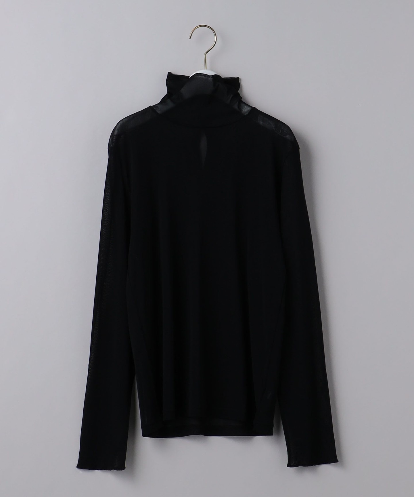 6(ROKU)＞NYLON TULLE TURTLE NECK 23SS/上衣日本製｜6｜UNITED ARROWS