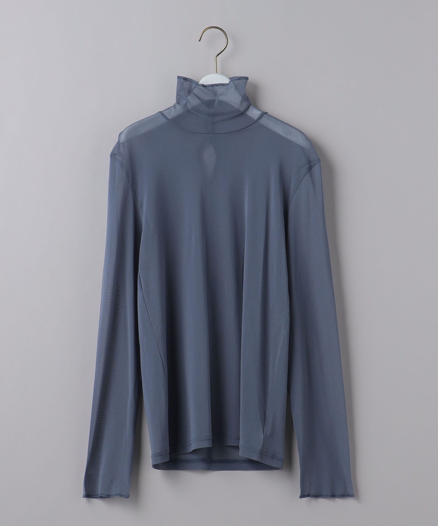 6(ROKU)＞NYLON TULLE TURTLE NECK 23SS/上衣日本製｜6｜UNITED ARROWS