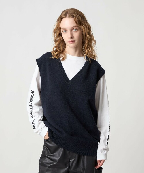 ＜6(ROKU)＞SOMEHTING NEW 長袖T恤