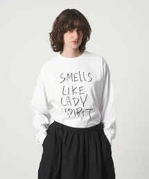 ＜6(ROKU)＞SMELLS LIKE LADY SPRIT T恤