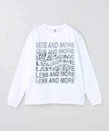 ＜6(ROKU)＞LESS AND MORE 長袖T恤
