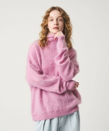 ＜6(ROKU)＞喀什米爾羊毛高領上衣