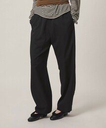 ＜6(ROKU)＞素色休閒長褲 日本製
