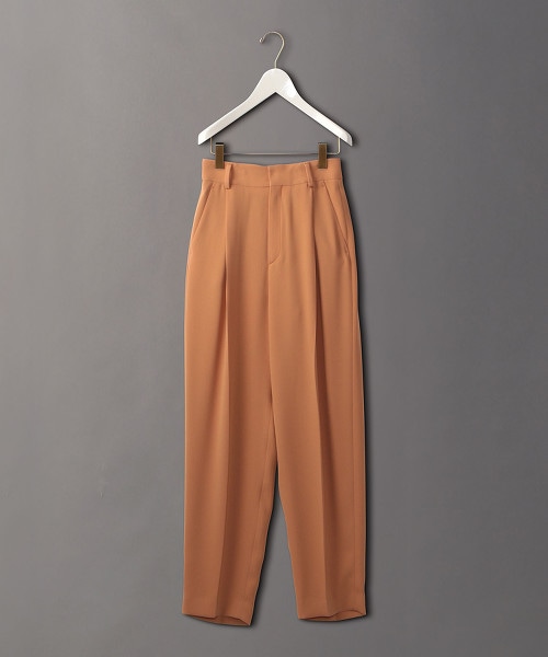 <6(ROKU)>GEORGETTE TUCK PANTS/長褲