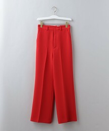 ＜6(ROKU)＞POLYESTER RAYON BOOTCUT PANTS/褲子 日本製