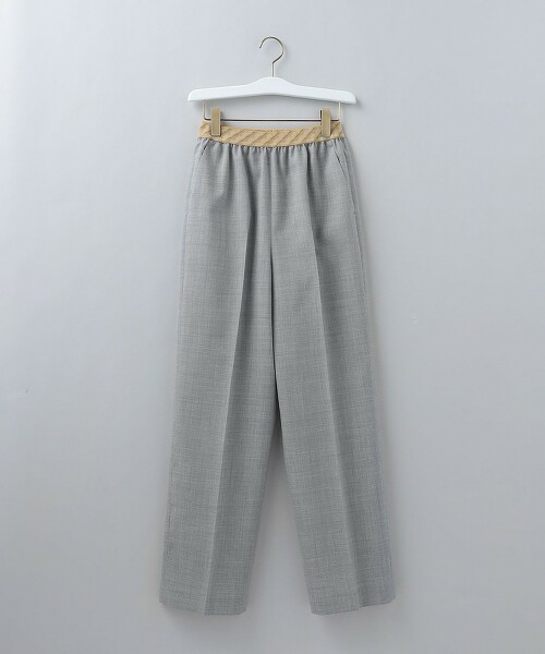 6(ROKU)>JACQUARD GOMU PANTS 2022SS/褲子日本製|6|官方購物-UNITED