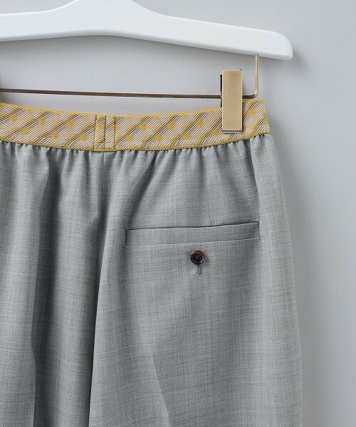 6(ROKU)>JACQUARD GOMU PANTS 2022SS/褲子日本製|6|官方購物-UNITED