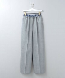 ＜6(ROKU)＞JACQUARD GOME PANTS 2022FW/褲子 日本製