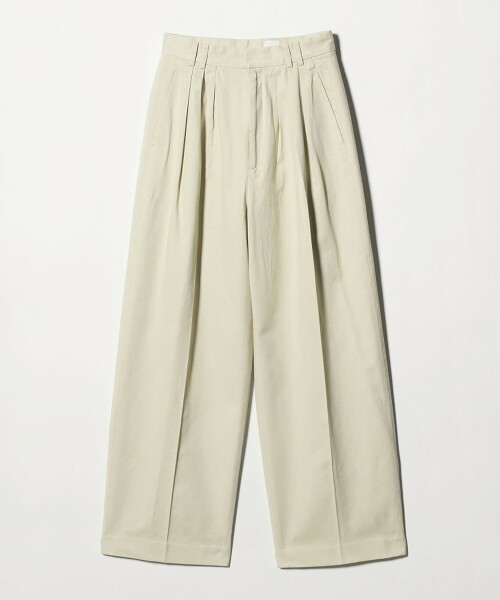 ＜6(ROKU)＞棉嫘縈打摺褲 日本製