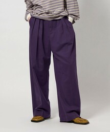 ＜6(ROKU)＞棉嫘縈打摺褲 日本製