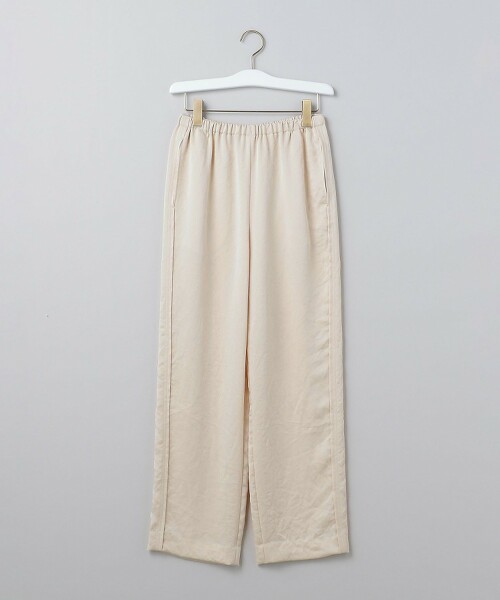 ＜6(ROKU)＞SATIN PANTS 2/長褲 日本製