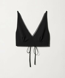 ＜6(ROKU)＞蕾絲吊帶背心 日本製