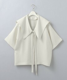 ＜6(ROKU)＞BIG COLLAR SHIRT/襯衫 日本製