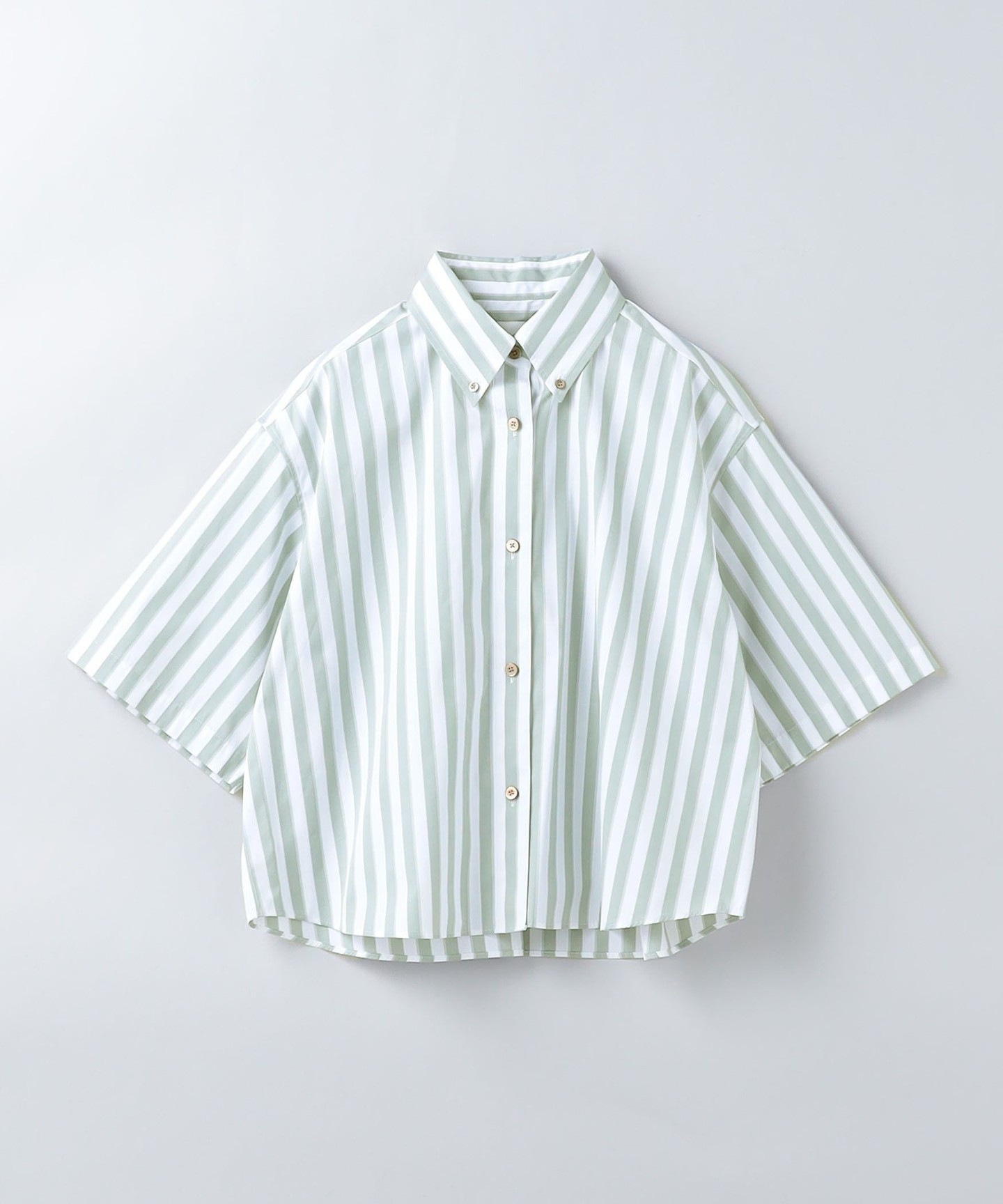 6(ROKU)＞COTTON BD WIDE SHIRT/襯衫日本製｜6｜UNITED ARROWS LTD