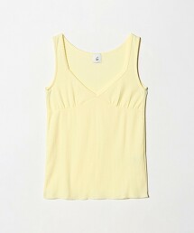 ＜6(ROKU)＞紋理網眼吊帶背心 日本製