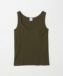 ＜6(ROKU)＞紋理網眼吊帶背心 日本製