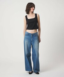 ＜6(ROKU)＞棉短版坦克背心 日本製