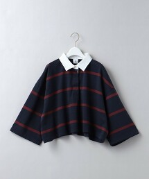 ＜6(ROKU)＞RUGGER SHIRT SHORT/橄欖球襯衫 日本製