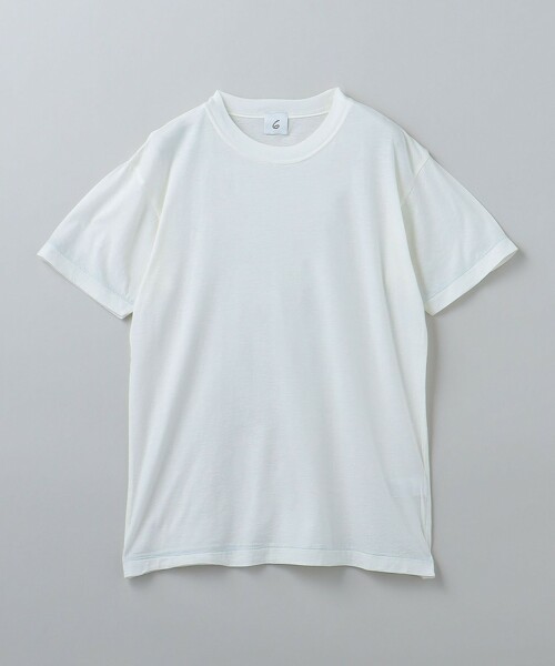 ＜6(ROKU)＞棉喀什米爾羊毛簡約T恤 日本製