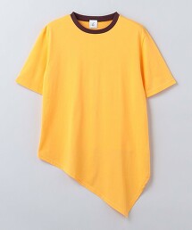 ＜6(ROKU)＞棉質扭結滾邊T恤 日本製