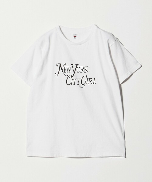＜6(ROKU)＞NEW YORK CITY GIRL T恤