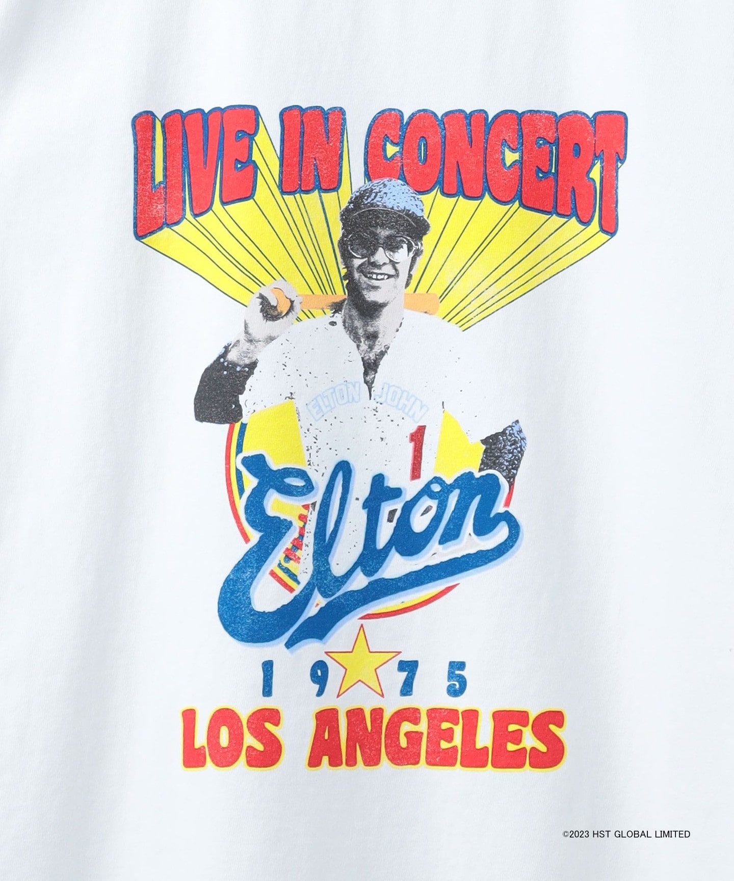 Elton John Live In Los Angeles 1975 T-Shirt