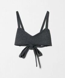 ＜6(ROKU)＞混喀什米爾羊毛bra造型針織背心