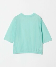 ＜6(ROKU)＞棉尼龍透膚高領上衣