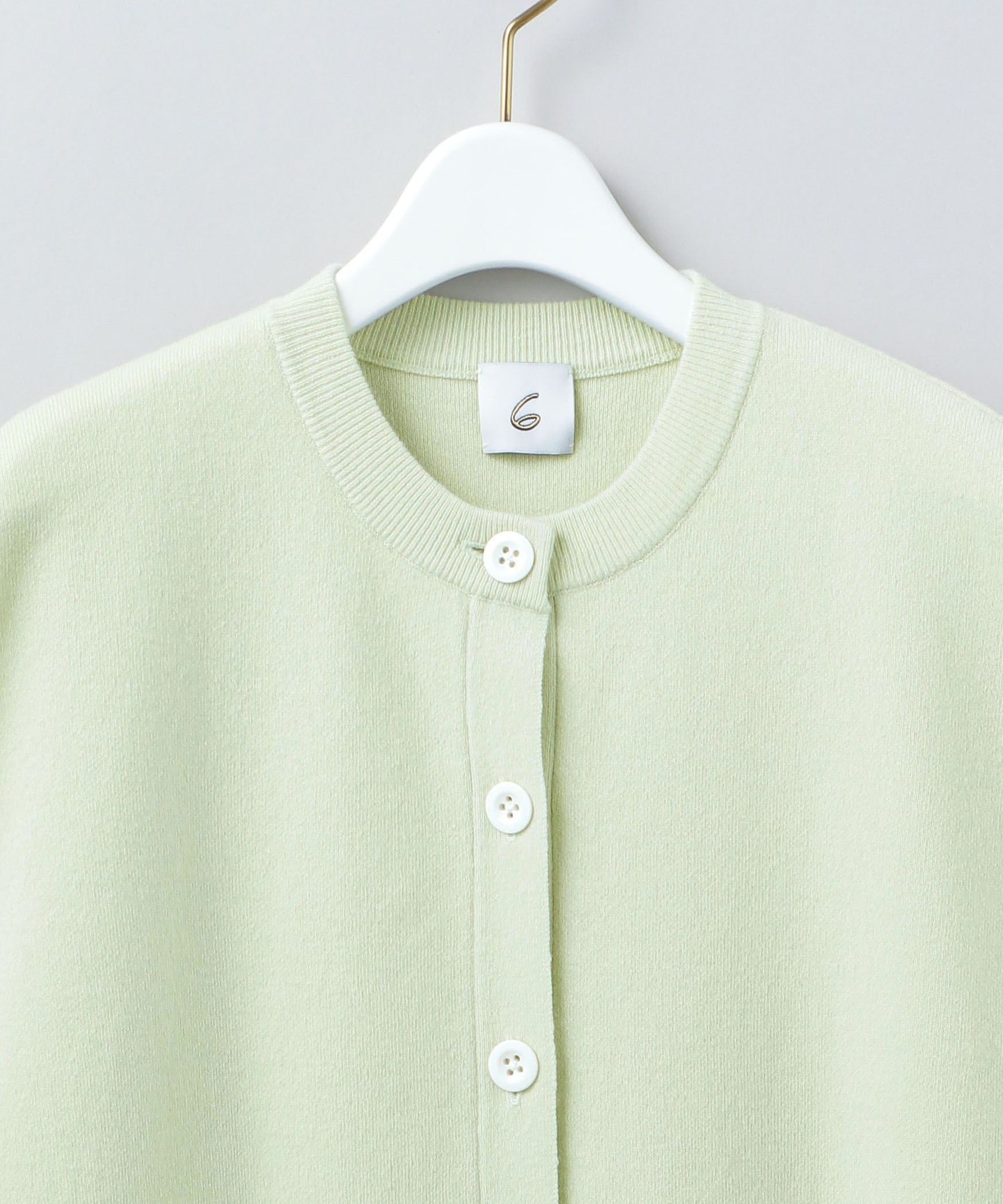 ＜6(ROKU)＞COTTON WOOL KNIT PONCHO/斗篷｜outlet BEAUTY