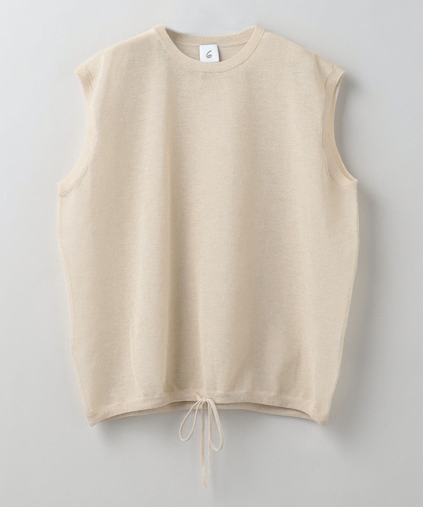 6(ROKU)＞FRILL NO SLEEVE TOP/上衣｜6｜UNITED ARROWS LTD. 官方購物網站