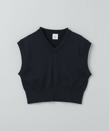 ＜6(ROKU)＞短版針織背心