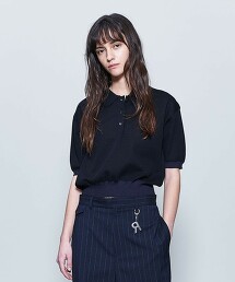 ＜6(ROKU)＞配色POLO針織