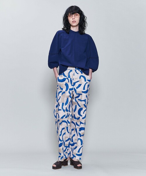 <6(ROKU)>COTTON PIPING SHIRT/襯衫 日本製