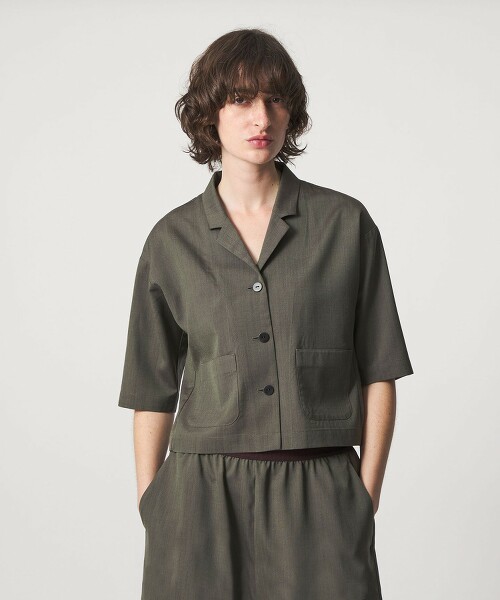 ＜6(ROKU)＞短袖外套 日本製