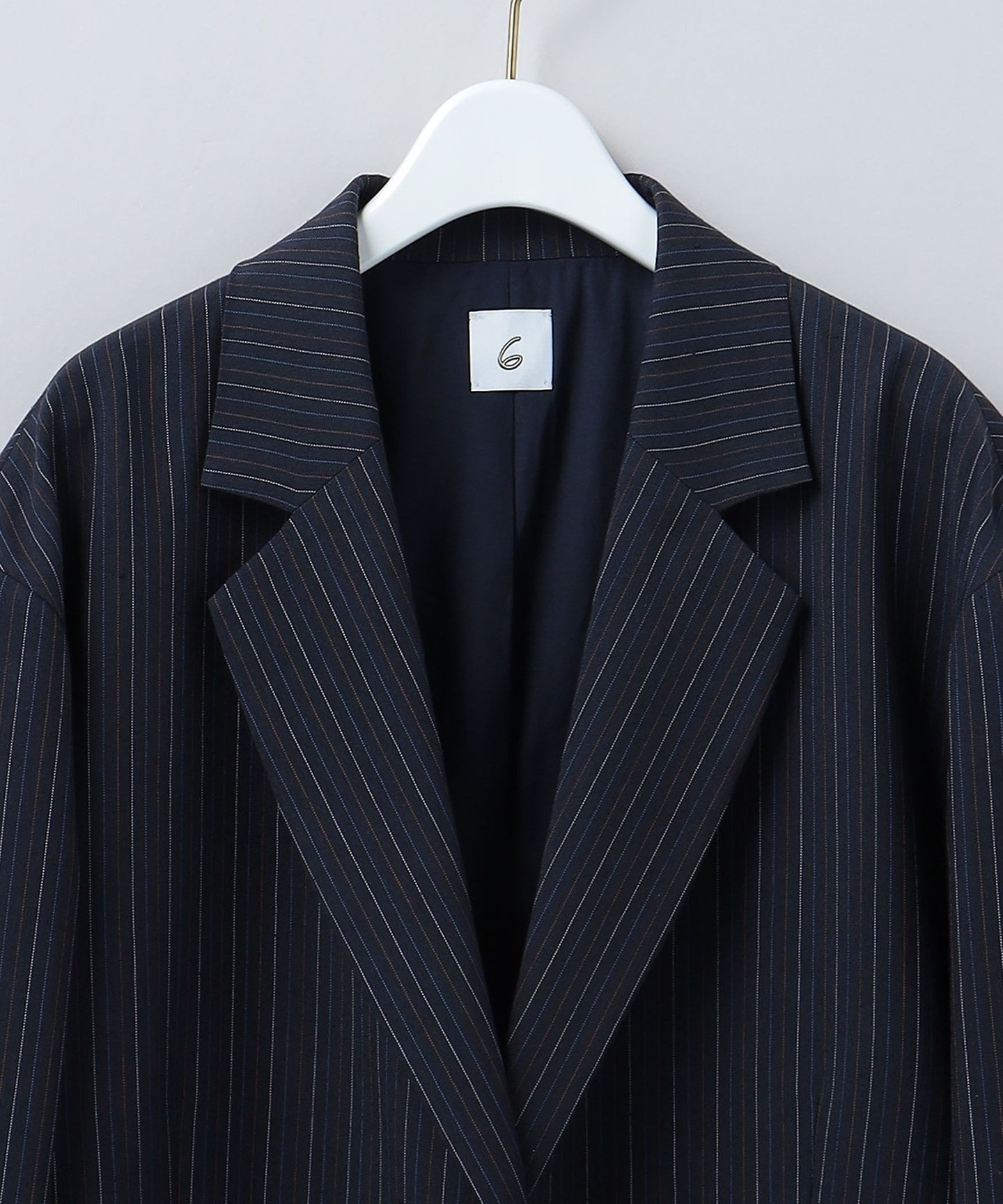 6(ROKU)＞MULTI STRIPE JACKET/西裝外套日本製｜outlet BEAUTY & YOUTH  