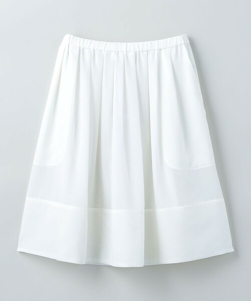 ＜6(ROKU)＞棉質透膚裙子 日本製