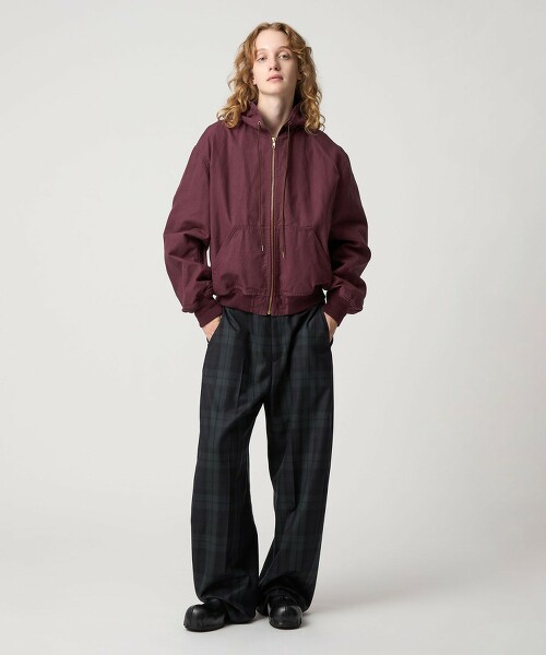 ＜6(ROKU)＞棉帆布絎縫內襯短外套