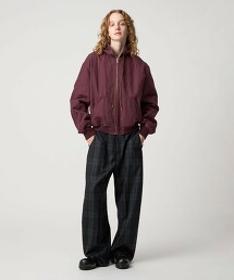 ＜6(ROKU)＞棉帆布絎縫內襯短外套