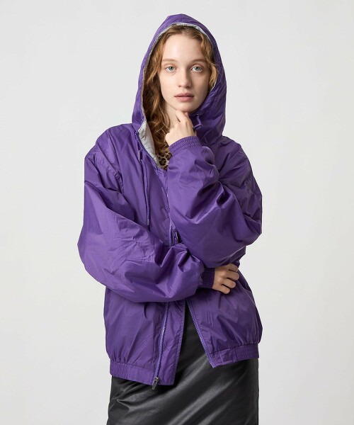 ＜6(ROKU)＞連帽尼龍外套