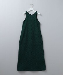 <6(ROKU)＞MIX CUT DRESS/洋裝 日本製