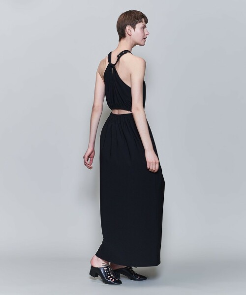 ＜6(ROKU)＞BACK SLIT DRESS/洋裝 日本製