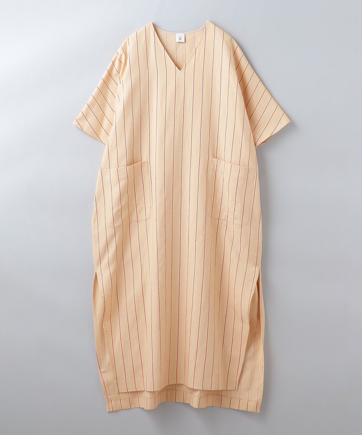 6(ROKU)＞COTTON ASA RAYON BIG DRESS/洋裝日本製｜6｜UNITED ARROWS